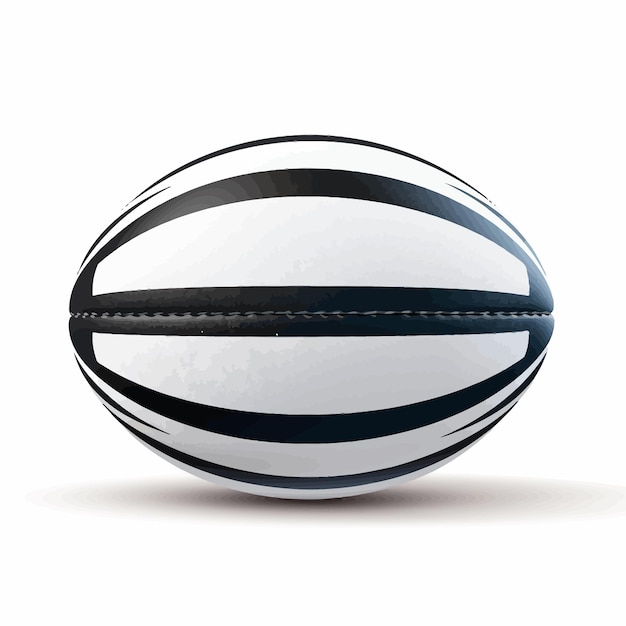 3D_Rugby_Ball_Isolated_Vector