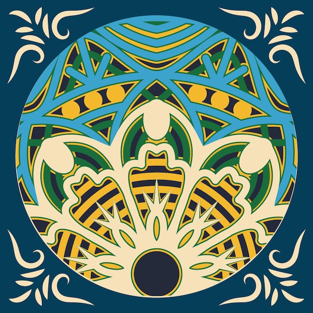 3D schaduwdoos mandala