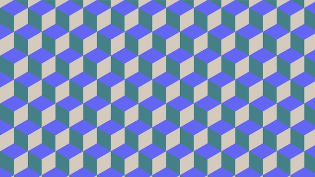 3 d のシームレスなパターン背景ベクトル形状