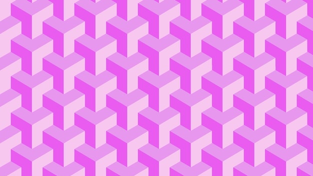 3D seamless pattern background vector