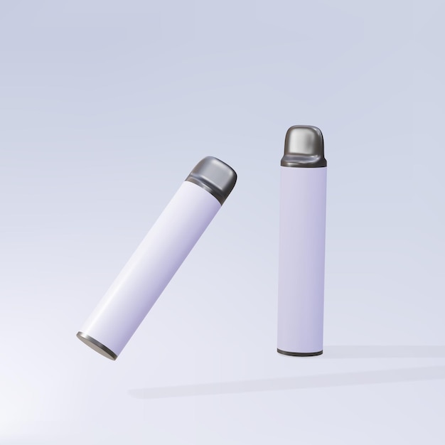 3d set disposable electronic cigarette the concept of modern smoking vaping and nicotine