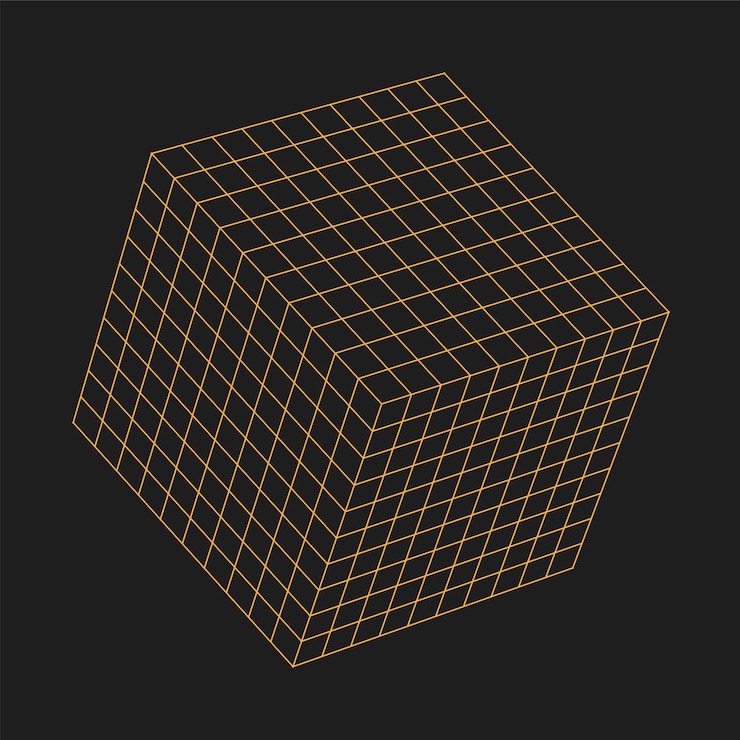 Vector 3d 모양 기하학적 모양 패턴 벡터 일러스트 레이 션