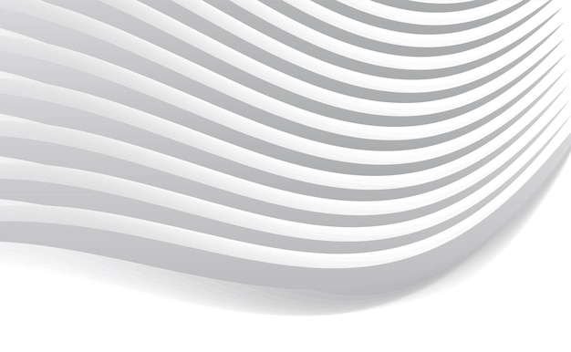 3d shapes of white waves forming abstract digital background cover presentation wallpaper