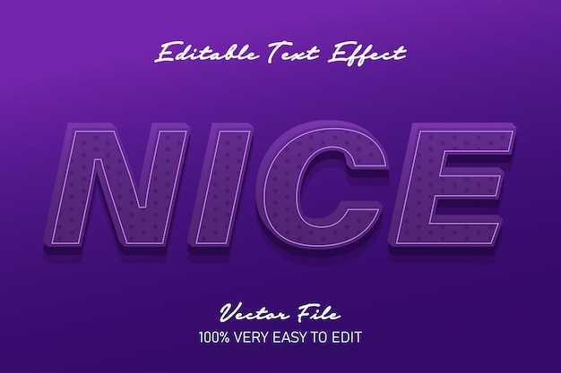 3d гладкий фиолетовый цвет текстовый эффект
