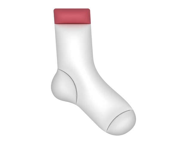 3d sock illustration vector design