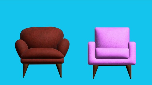 Vector 3d sofa design