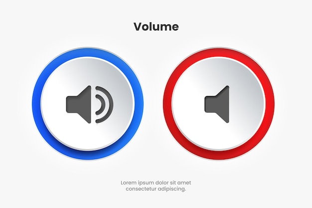 3d speaker, sound, megaphone, music, audio, noise icon for mobile app, website, ui, gui, ux.