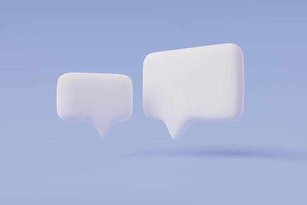 3D speech bubble. vector talking box, chatting box, message dialog balloon, EPS 10 vector