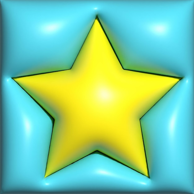 Vector 3d star