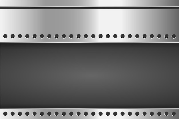 Vector 3d steel background