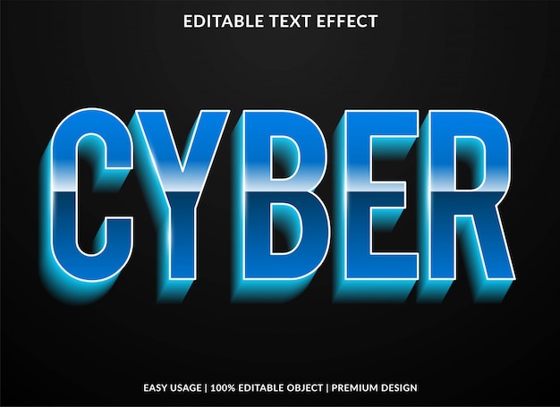 3d strong bold text effect