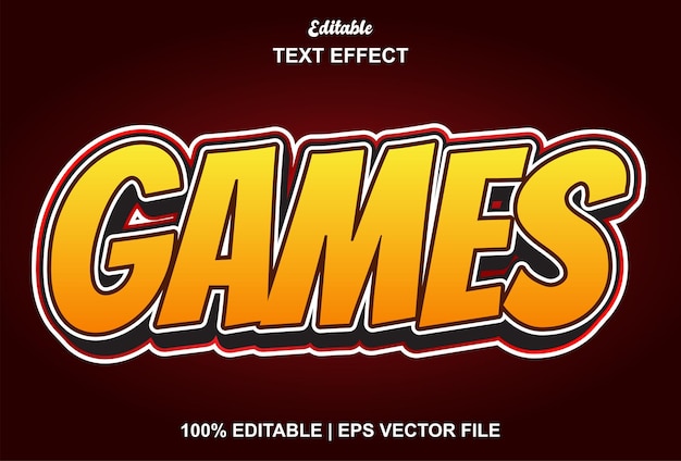 3d style editable game text effect