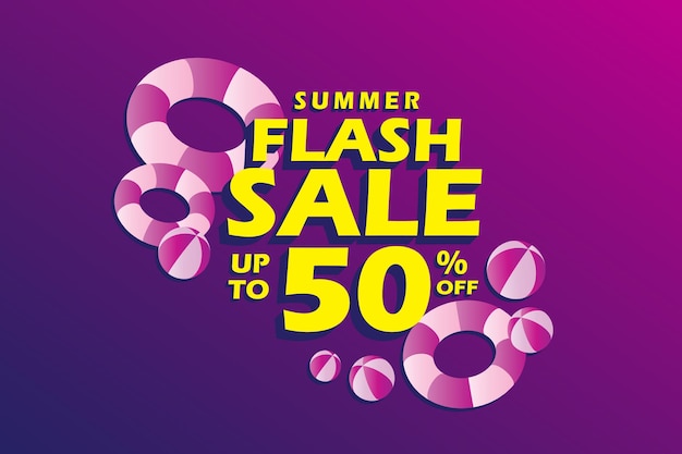 3d summer sale background discount with fifty 50 percent