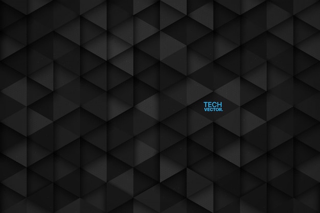 3d technology triangular  abstract background