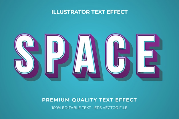 3D-tekststijl Premium