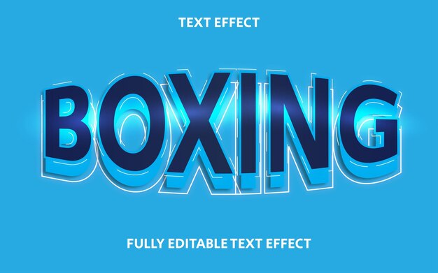 3D TEXT EFFECT BOXING