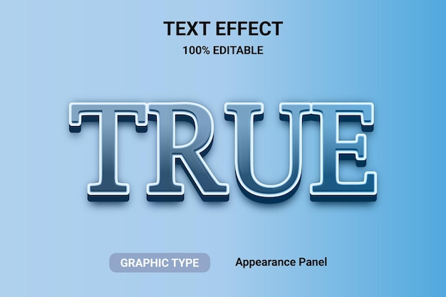 3d Text effect comic font style 100 editable word and font can be changed