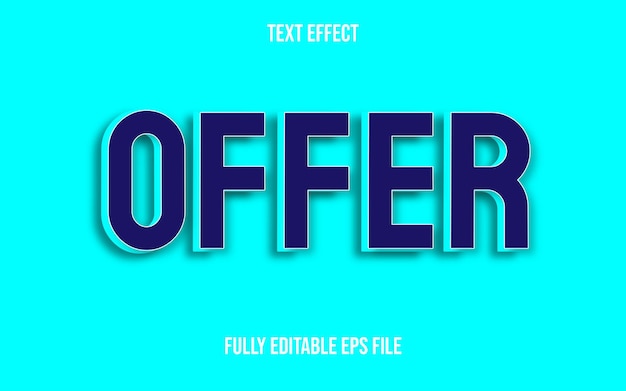 3d Text Effect Offer