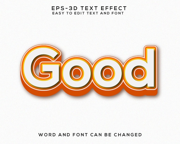 3D text effect