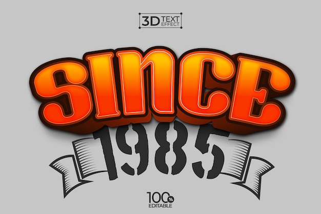 С 3D-текстового эффекта