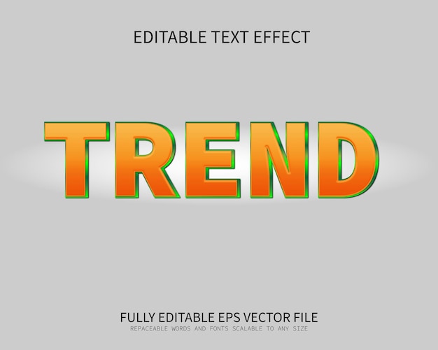 3d text effext editable