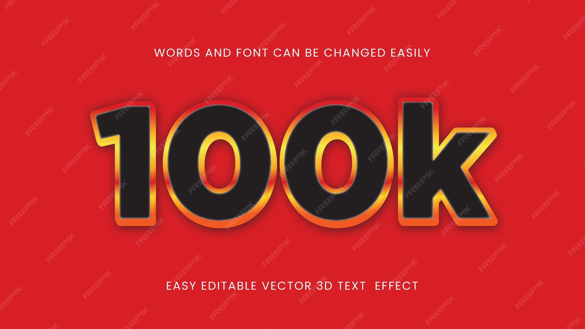 Premium vector 3d text style design