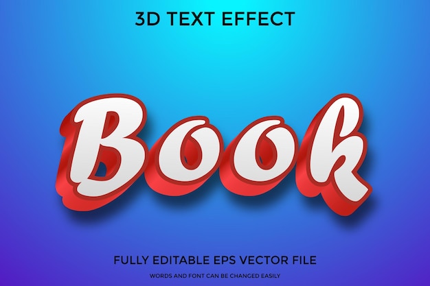 3d text style effect