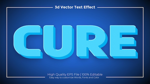 벡터 3d 텍스트 제목 효과 고품질 완전히 편집 가능한 eps 벡터