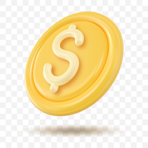 Vector 3d token coin icons vector