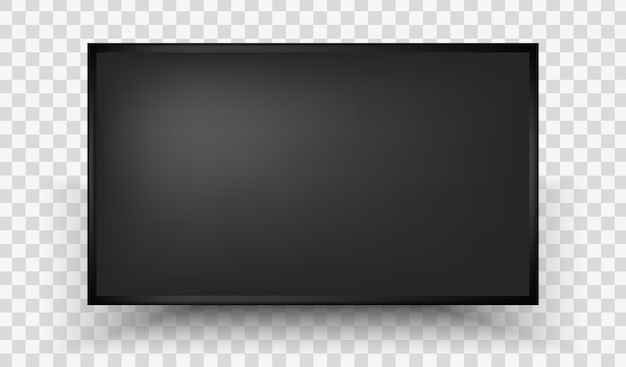 Vector 3d tv. device screen mockup.tv mockup.