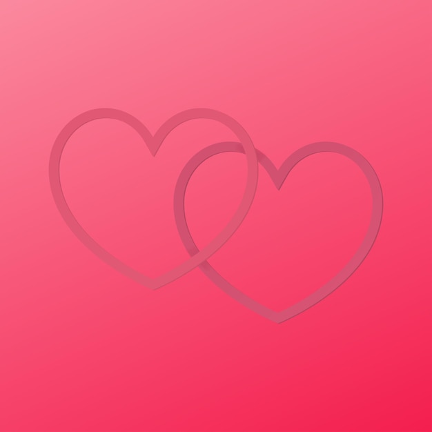 Vector 3d valentine podium scene for product display or placement vector