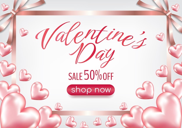 3d valentines day landing page