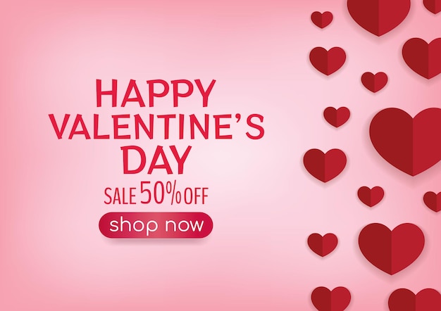 3d valentines day landing page