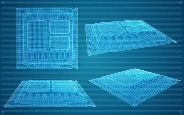 3d vector chip set for computer