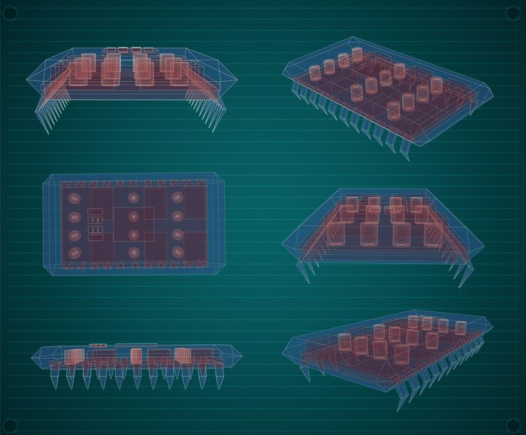 Vector 3d vector chip set for computer