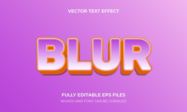 3D vector teksteffect sjabloonontwerp