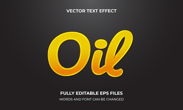3D vector teksteffect sjabloonontwerp