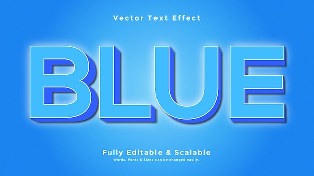 3d vector text effect fully editable  print ready