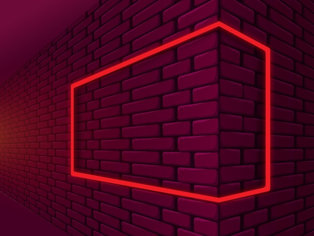 3d wall mockup template