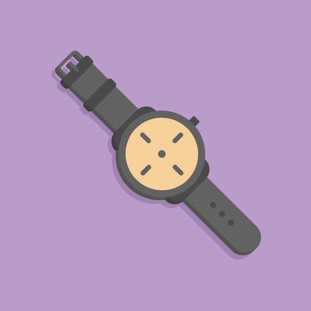 3d watch concept in minimal cartoon style