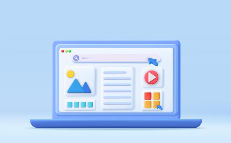 3d 웹 개발 응용 프로그램 디자인