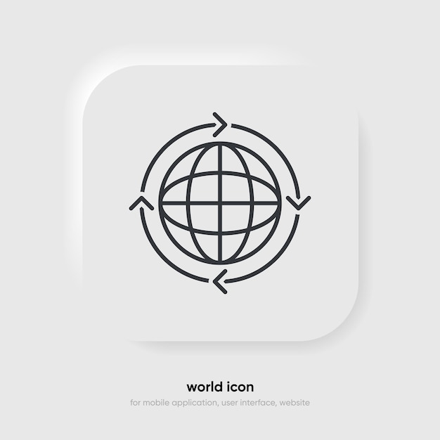 3d Web search symbol Internet icon Go to web icon Http address sign Globe network www website