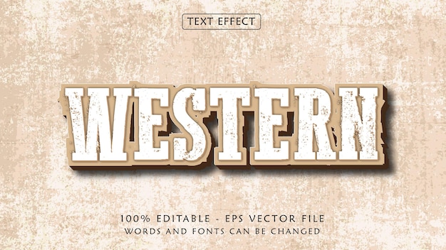 3d westers teksteffect