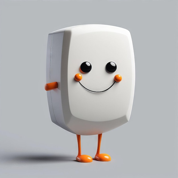 3d white robot 3d illustration 3d white robot 3d illustration