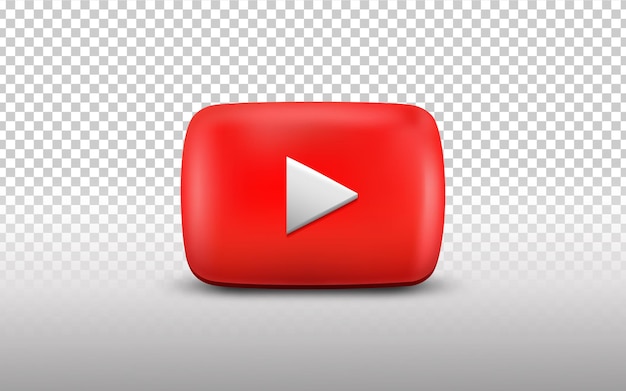 Vector 3d youtube logo