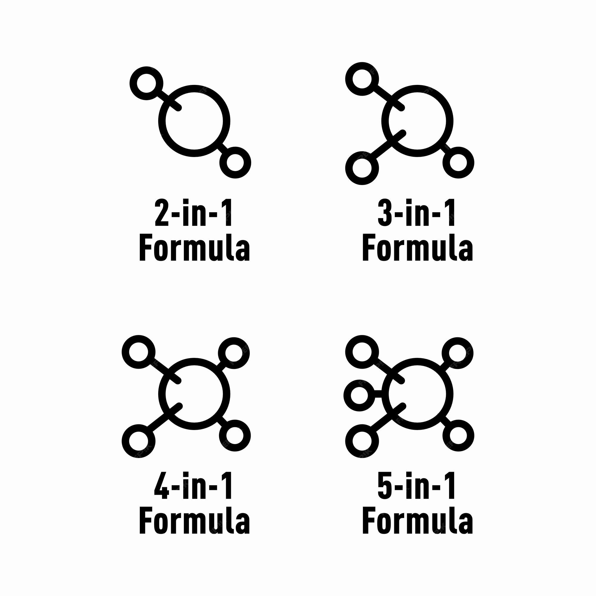 Premium Vector 3in1 Formula Information Sign premium-vector-3in1-formula-information-sign