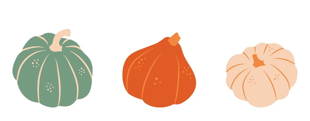 Vector 3pumpkins