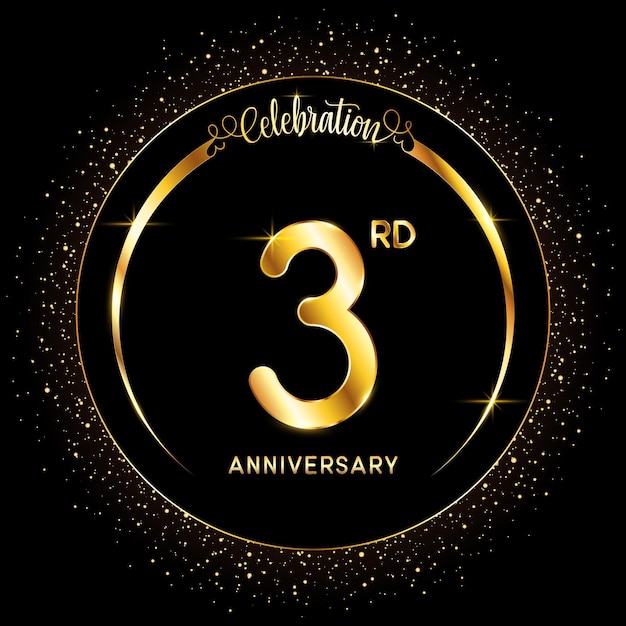 3rd Anniversary Logotype