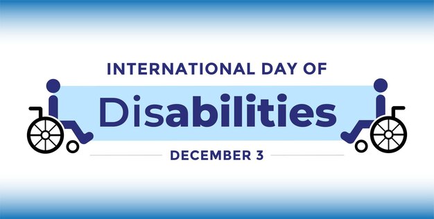 3rd December International Disability Day Illustration