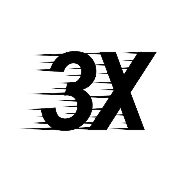 3x teken icoon